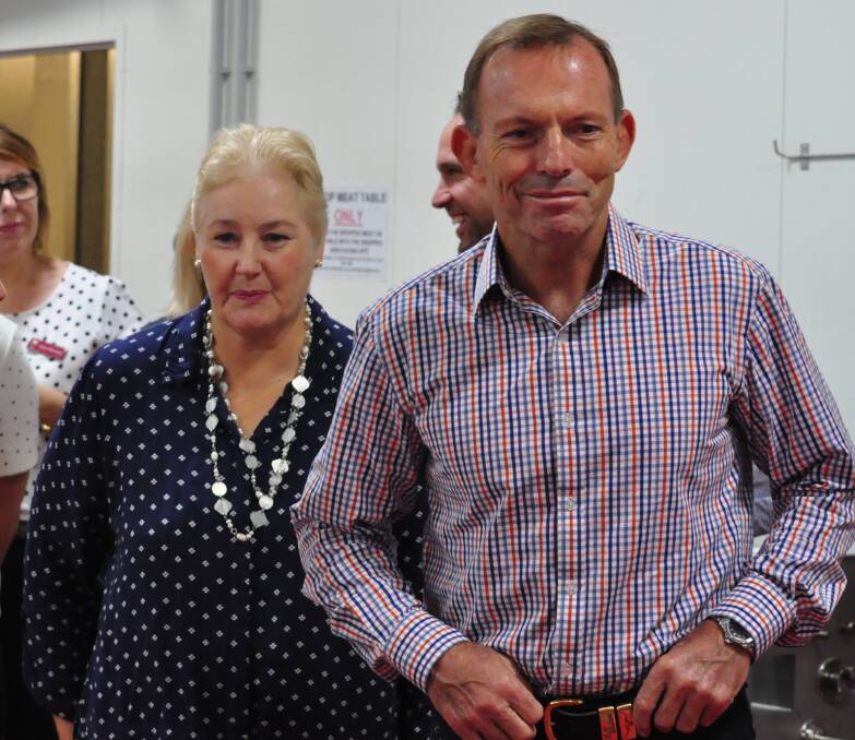 Tony Abbott visits local meat processing company 