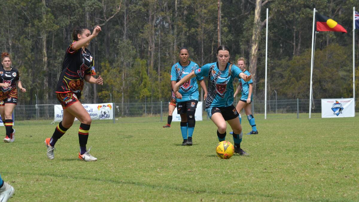 Strong play at the National Indigenous Football Championships in November last year at Ison Park South Nowra got players on the Clash of the Cultures tour.