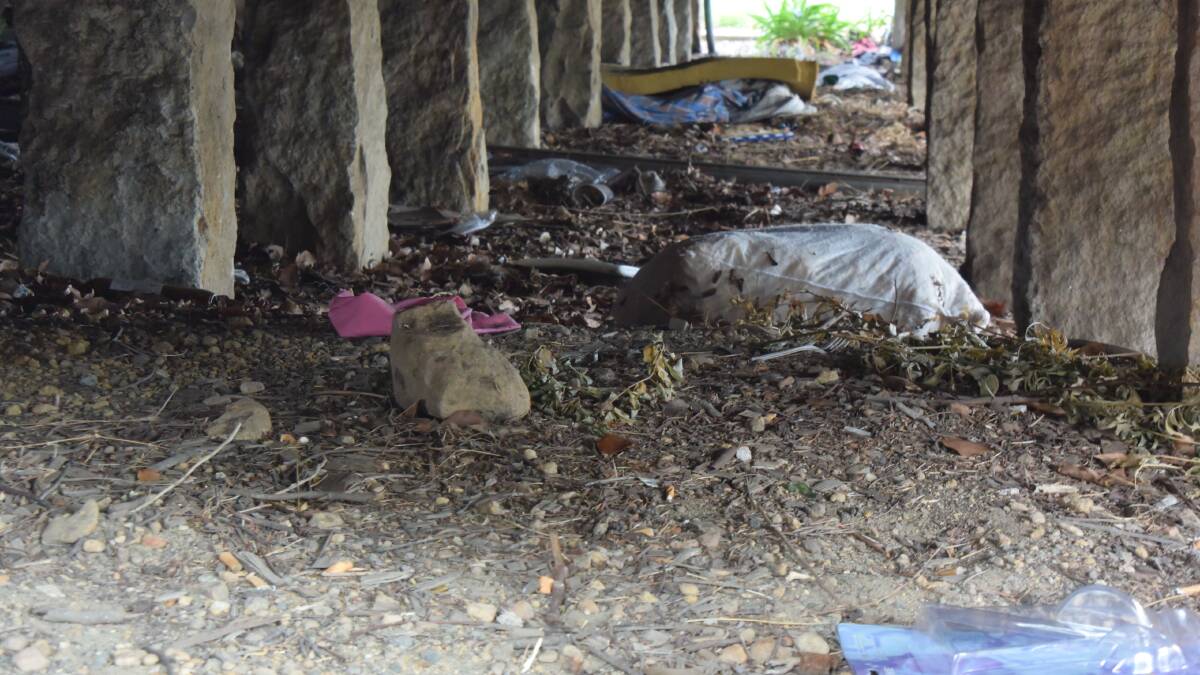 THE signs of homelessness are noticeable in and around Nowra.