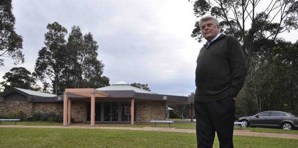 SPACE RACE: Funeral director Ian Strathie is pushing to have the Shoalhaven Memorial Gardens and Lawn Cemetery chapel at Worrigee expanded to accommodate larger services.
