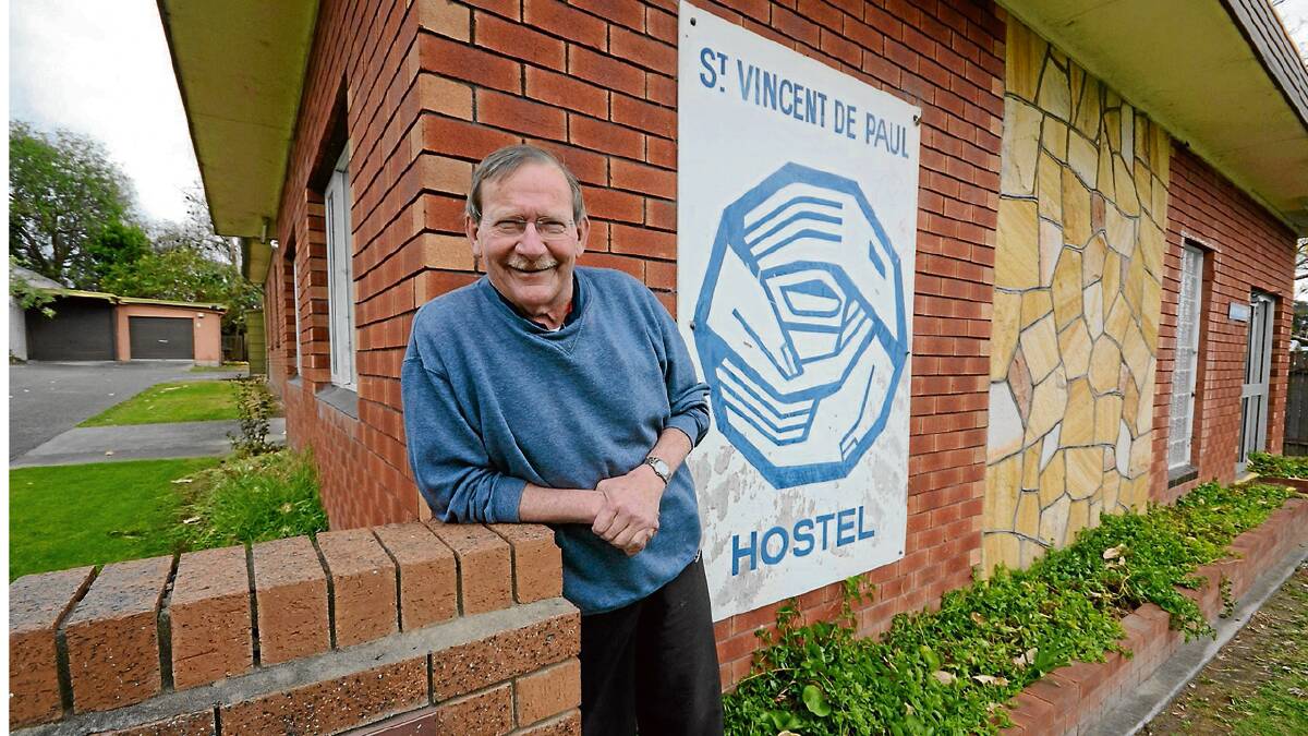 ON THE MOVE: Steve Sweeney, manager of John Purcell House for homeless men. Photo: ADAM WRIGHT