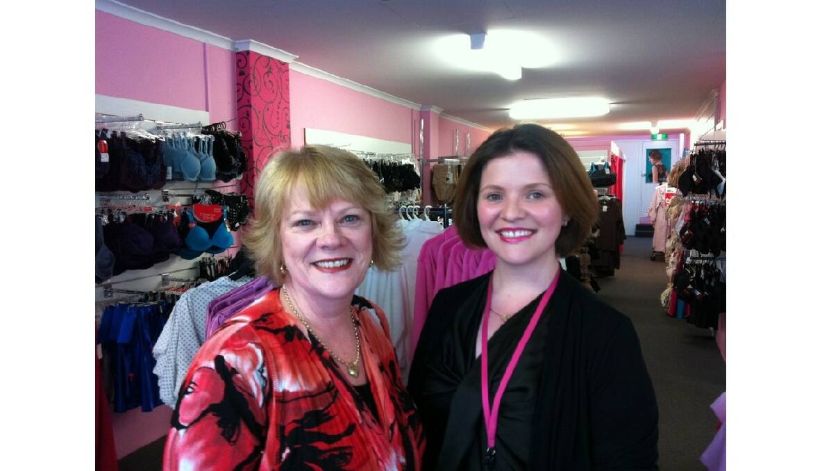 Rita Sullivan and Catheryn Maitland are a mother and daughter team offering the best service for women at Knickerboxers.
