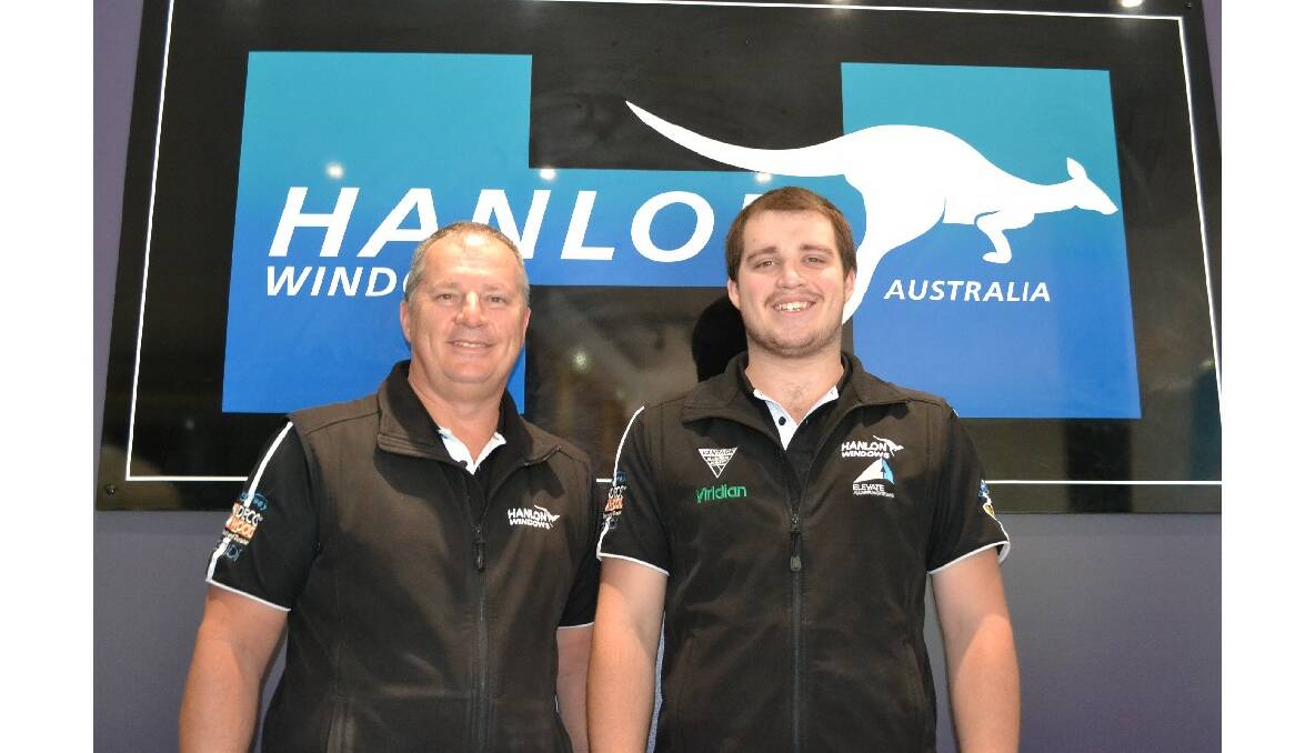 Chance and Tim Hanlon at their Bomaderry premises. Hanlon Windows managing director Chance Hanlon is up for Business Leader in the upcoming Shoalhaven Business Excellence Awards. 