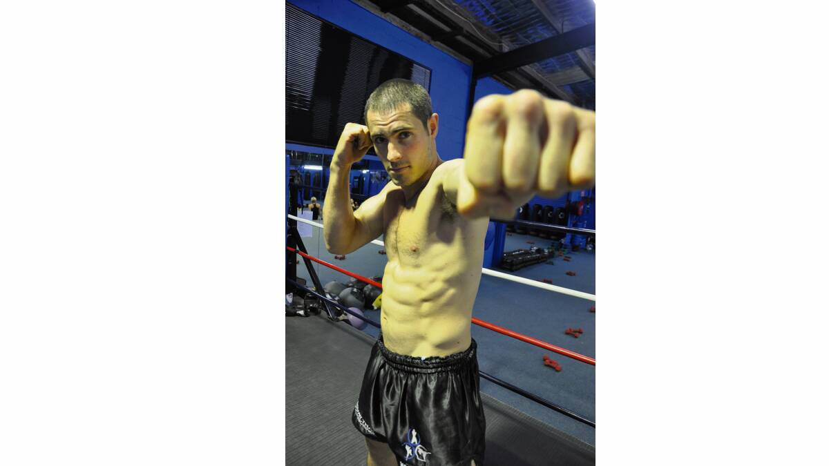 MEAN MACHINE: Nowra’s Nick Martin has trained hard for his first national title fight.