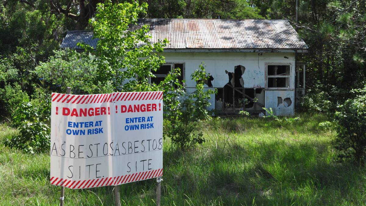 COMMUNITY WIN: Demolition of the derelict asbestos buildings in Huskisson is expected to start next week.