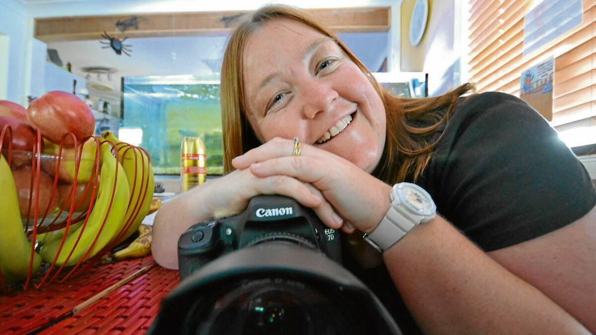 PICTURE THIS: Jodee Caple with her trusty Canon.
