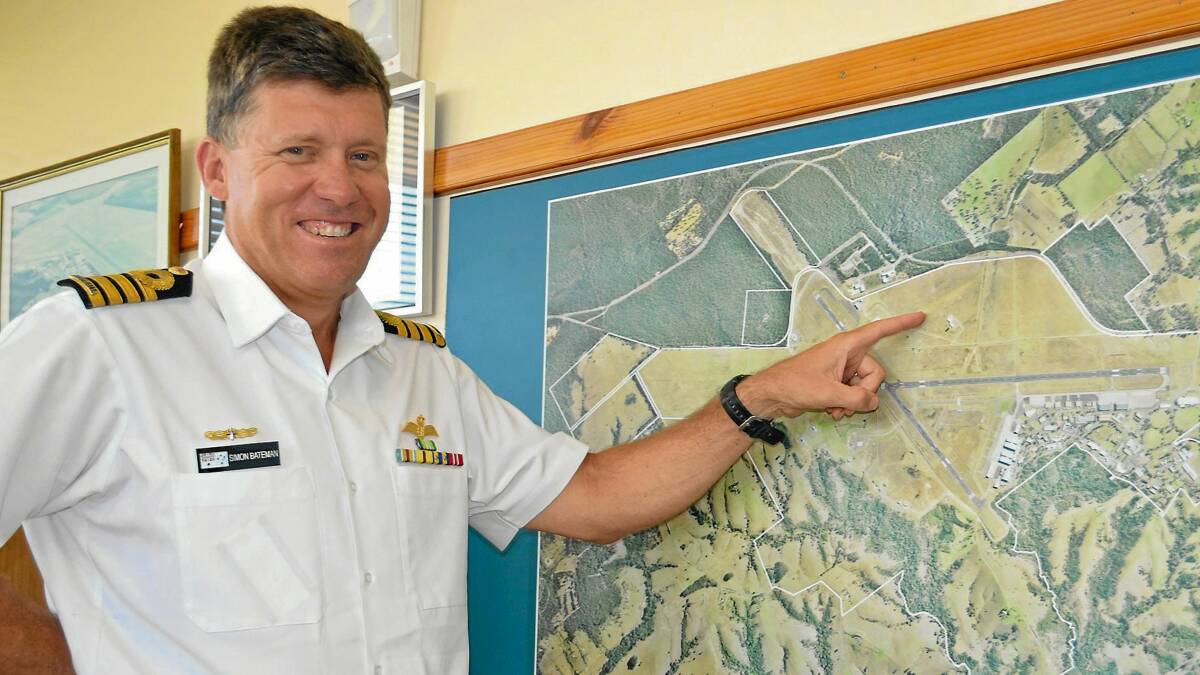 HOMECOMING: New commanding officer of HMAS Albatross Captain Simon Bateman is on his fifth posting to the Nowra air station.