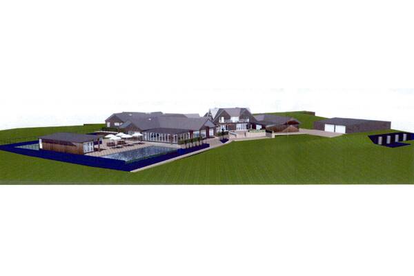 GRAND DESIGNS: An artist’s impression of how the large house in Borrowdale Close, Berry, will appear if Shoalhaven City Council gives the go-ahead for major extensions on the 15.2 hectare site. The issue is due to be decided by council next week.
