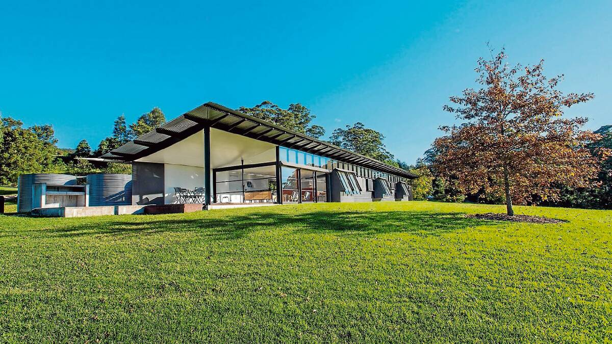 MURCUTT MADE: For almost $2 million this Glenn Murcutt designed home in Kangaroo Valley could be yours.  Photo courtesy of Drew and Lindsay Real Estate, Bowral. 