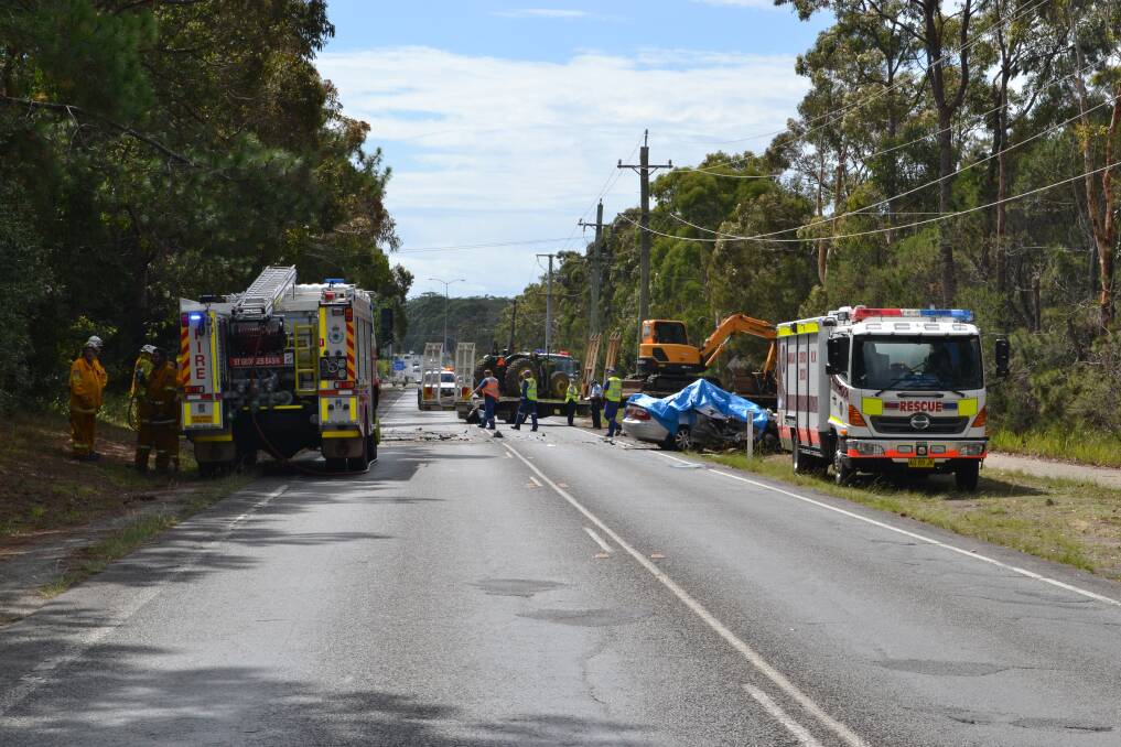 CRASH: A man was killed in a crash with a truck on The Wool Road on Saturday morning.