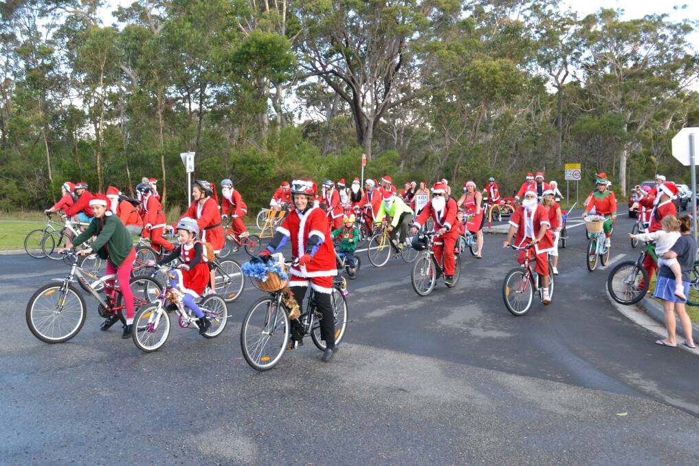 Huskisson Charity Santa Ride raises funds for the local fire brigade.