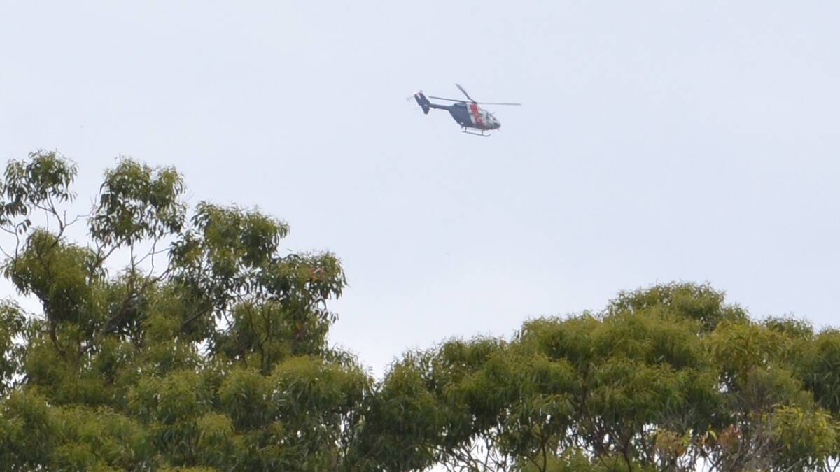 An extensive sea, air and land search continues in waters off Currarong for a missing Sydney fisherman.