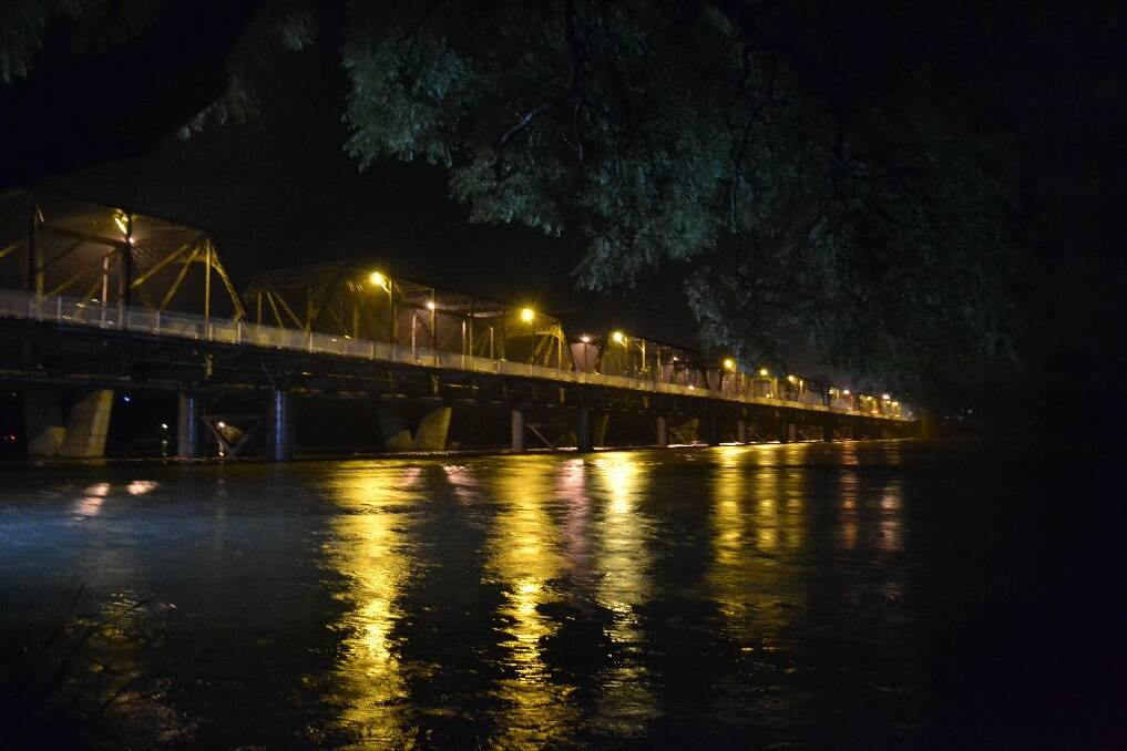 Shoalhaven River bridge Tuesday night