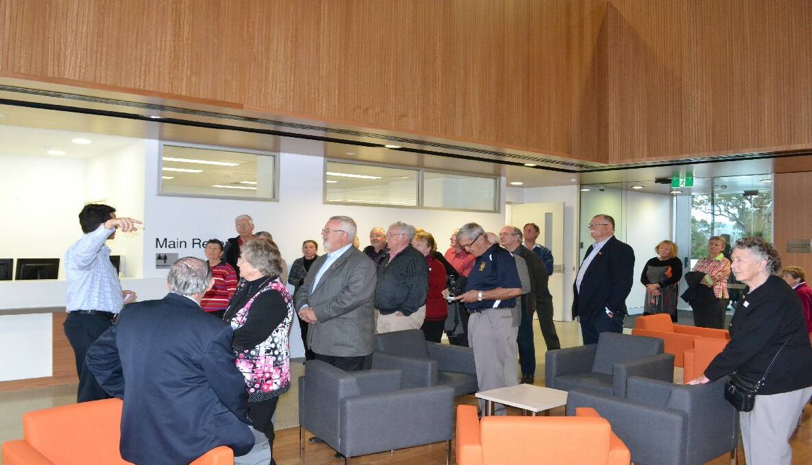 Local fund-raisers were given a sneak peek of the new $35 million Shoalhaven Cancer Care Centre on Monday.