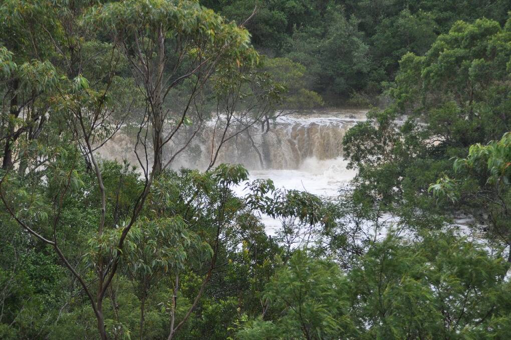 The Falls at Falls Creek as Parma Creek rages 