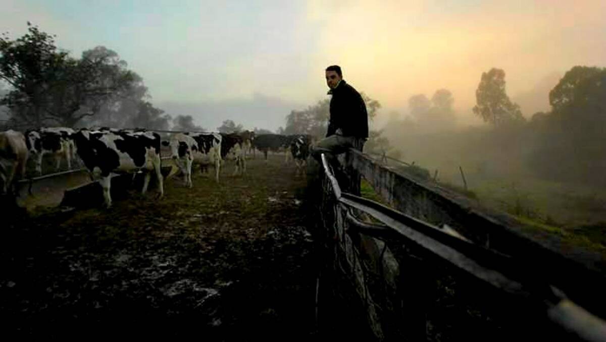 "Our sales went through the roof": Dairy farmer Tom Fairley. Picture: Kate Geraghty