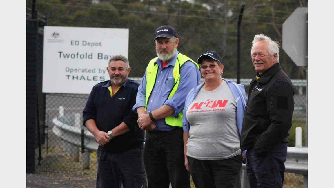 TWOFOLD BAY: National Workers Union workers walk off the job at Thales’ explosive ornaments depot as nation-wide negotiations continue over expired enterprise agreements.