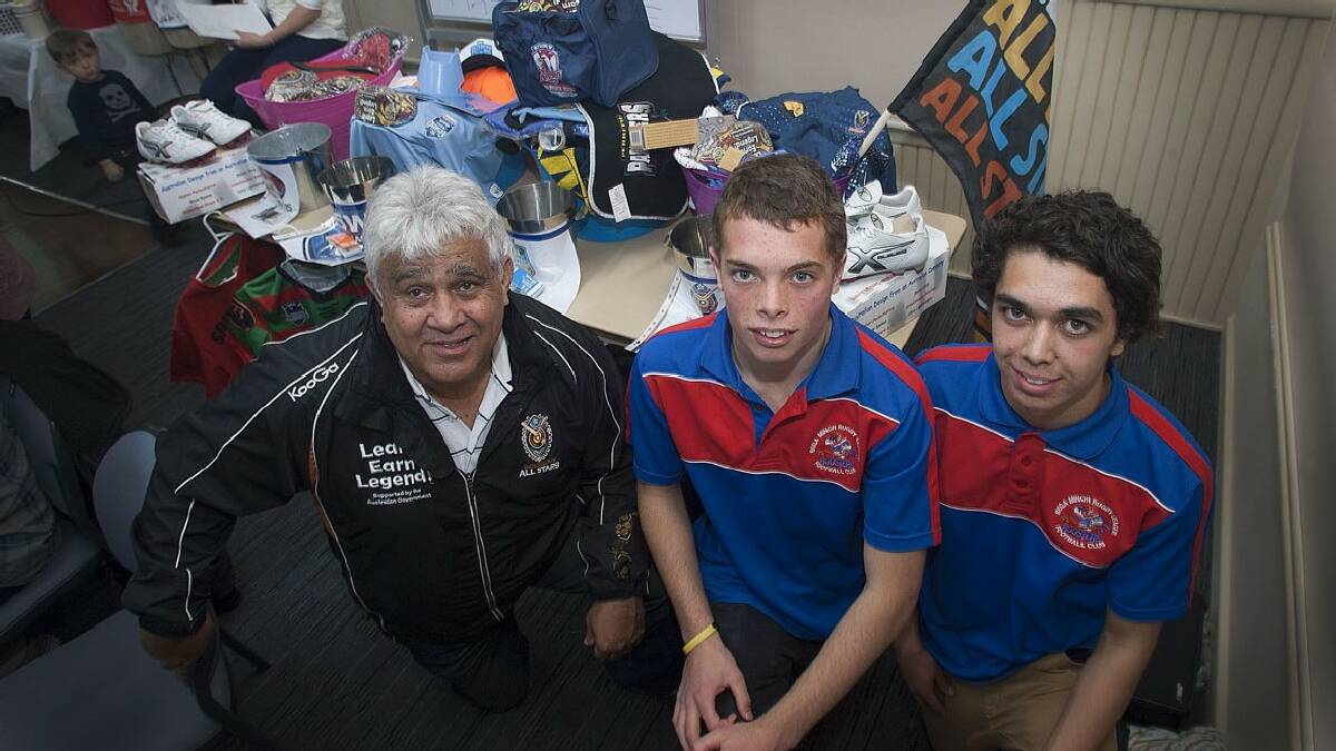 BEGA: Thanks to the community's overwhelming generosity, footy-playing cousins James Bower-Scott and Marty Scott have already reached their Aboriginal Achievers rugby league tour of Europe fundraising total.