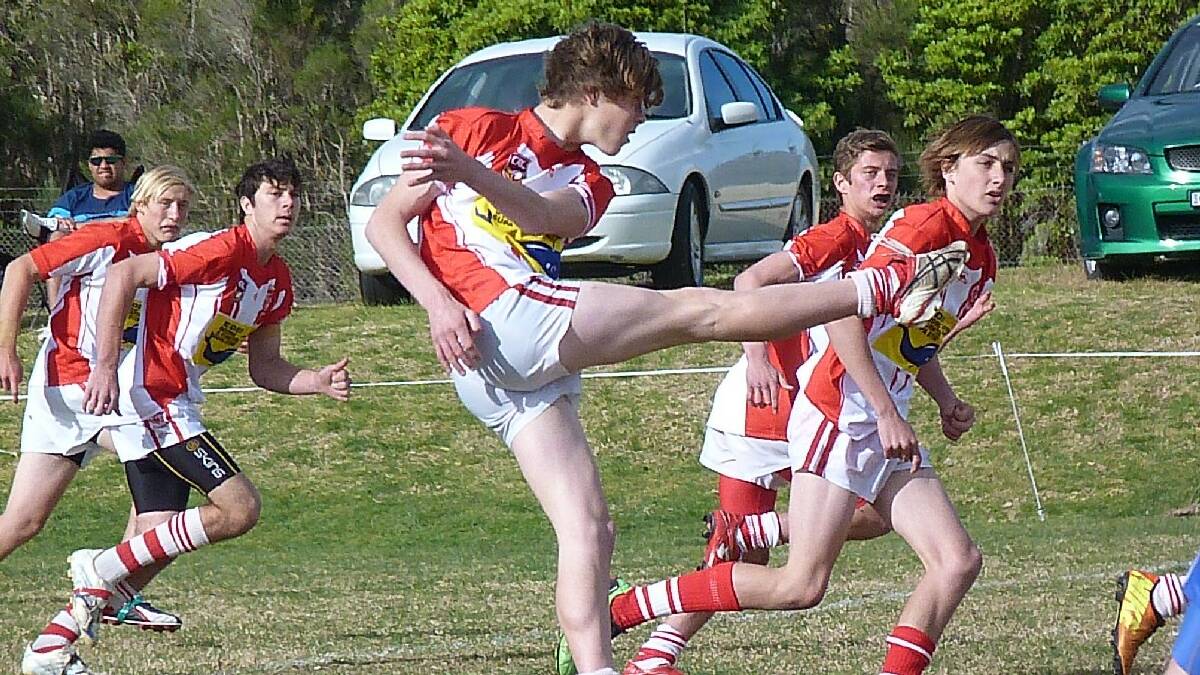 EDEN: In spite of giving it all, the Eden Tiers Under 16s lost 28 to 22 to the Moruya Sharks. 
