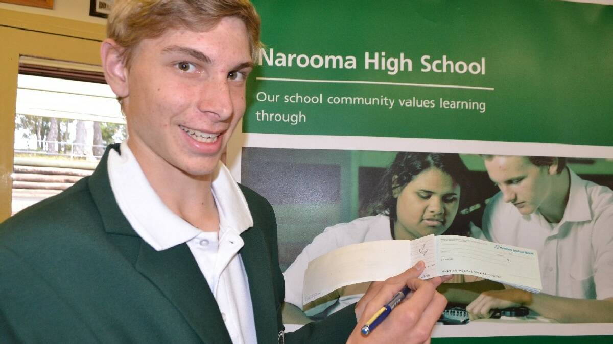 NAROOMA: Narooma High School Year 11 student Jay Walpole is headed up to Sydney to become Director, Schools Finance, for a day as part of the Director-General for a Day (DGFAD) program.