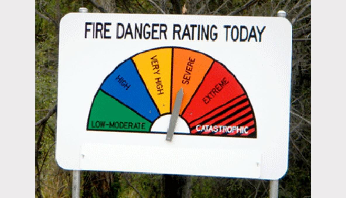 Total fire ban in place from midnight Thursday in the Shoalhaven.