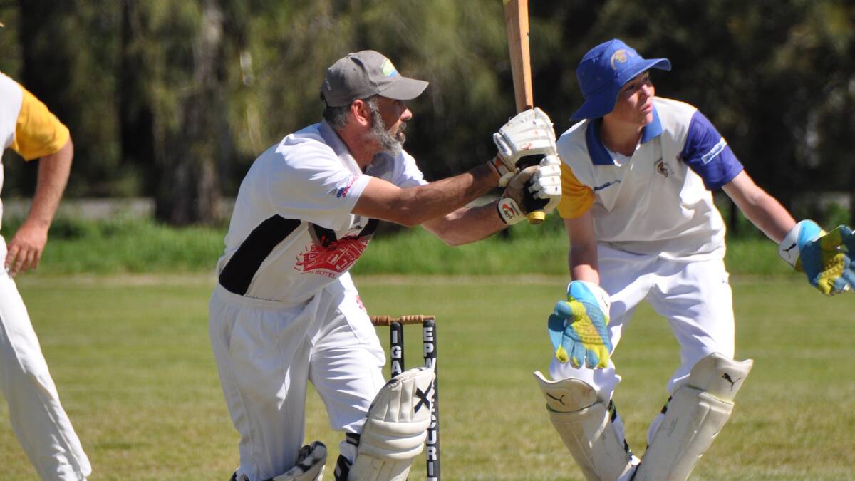 GOOD KNOCK: Peter O’Keeffe’s 54 helped put Berry-Shoalhaven Heads in control against Batemans Bay in their second grade match. 