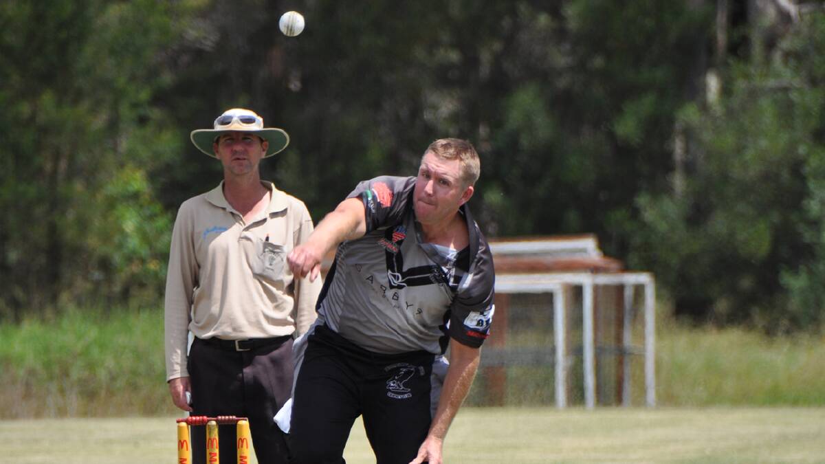 GREAT FIGURES: Berry-Shoalhaven Heads’ Chris McCarron took figures of 4/3 and 1/6 in his team’s game against Batemans Bay.