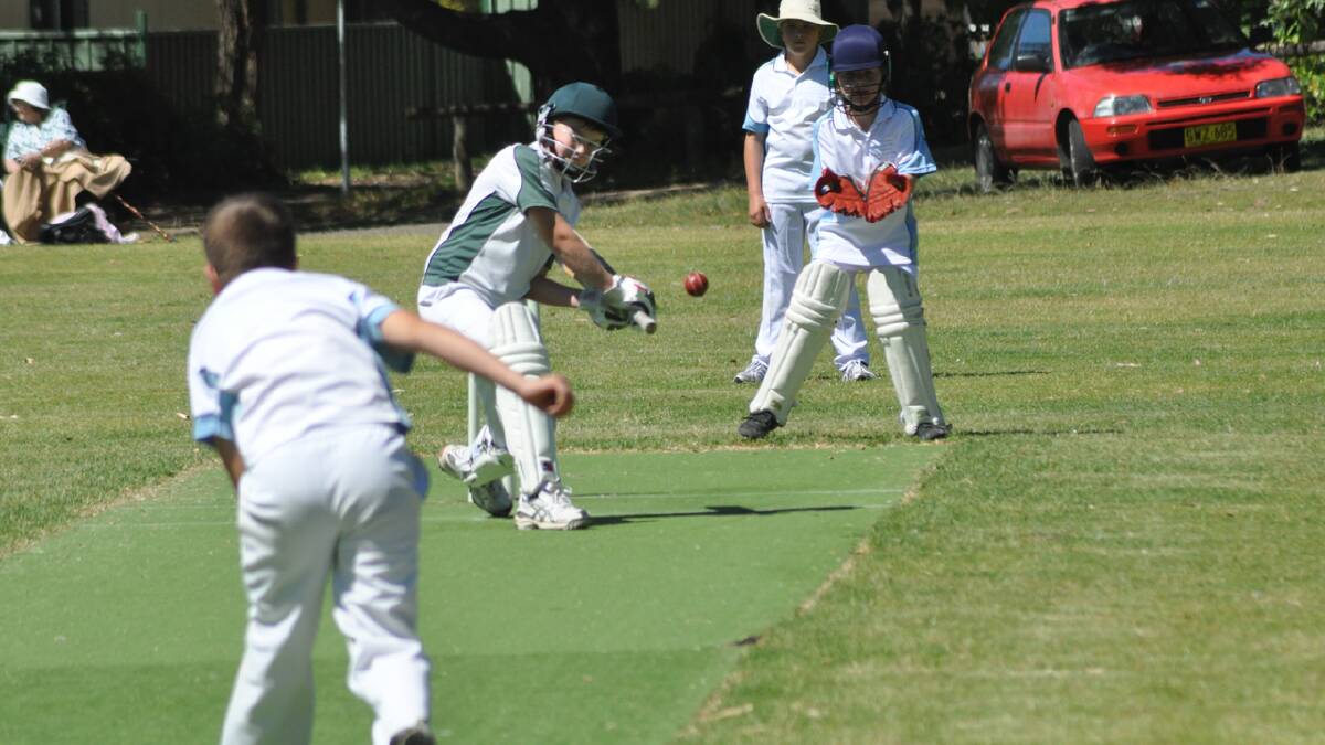 READY TO RUMBLE: Nowra’s Justin Rumble hit 35 not out and bowled 2/8 in his teams win over Ulladulla (Sussex) on Saturday.