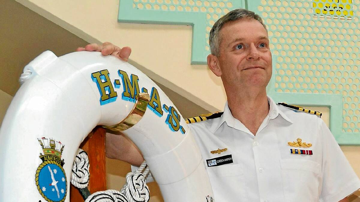 OUTGOING: The commanding officer of HMAS Albatross, Captain Gordon Andrew will bid farewell to the Nowra Air Station on December 20.