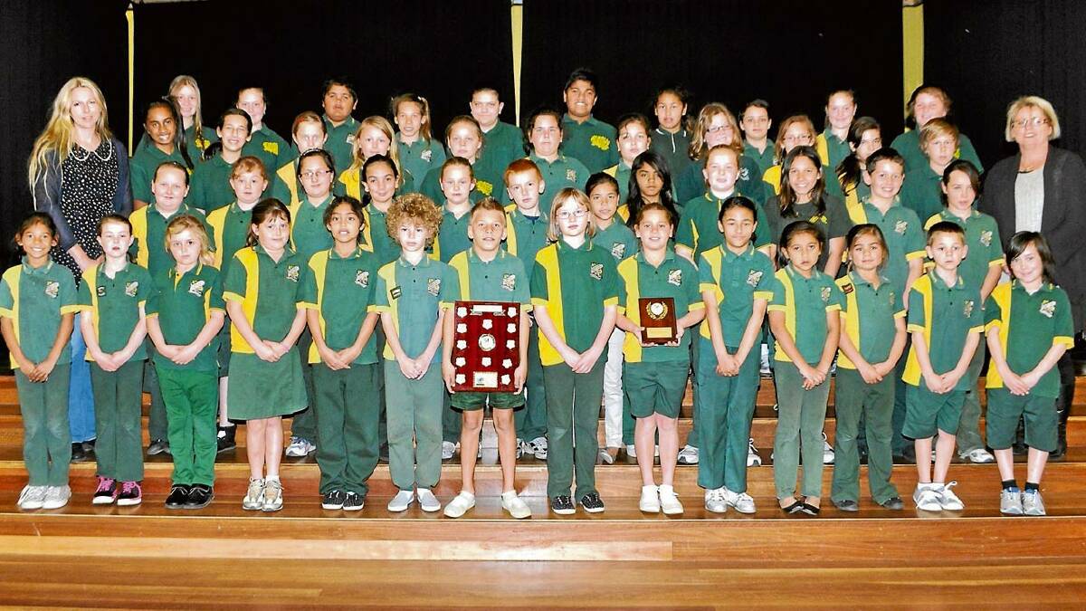 HIGH NOTES: Nowra East Public School’s award winning choir.