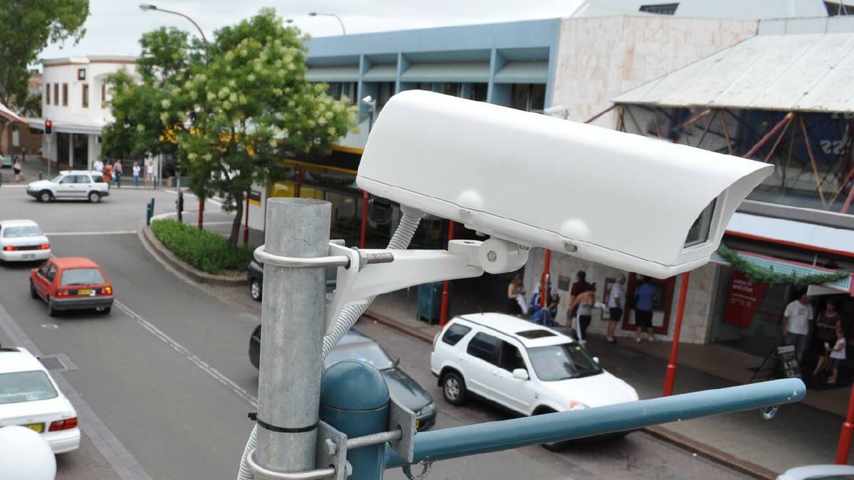 BACK ON: A CCTV camera overlooks Junction Street, Nowra.