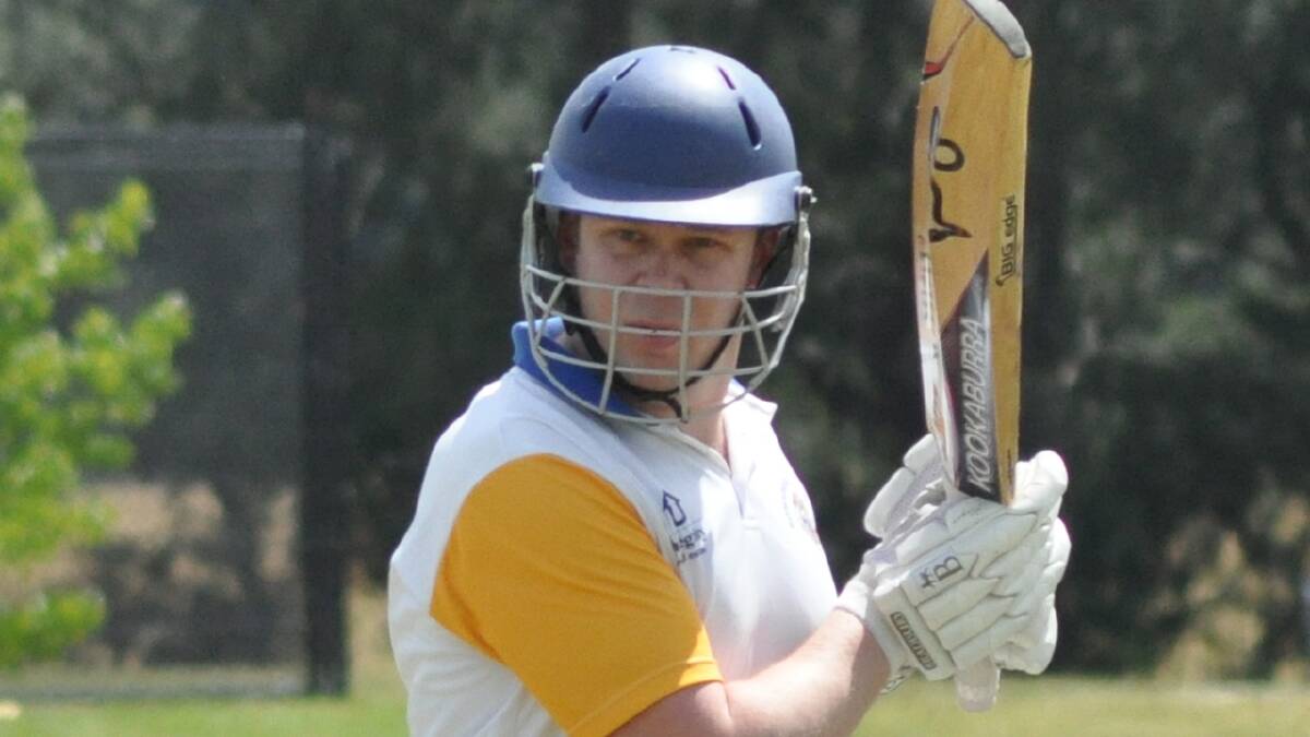 STRONG FORM: Experienced campaigner Paul Sawkins made 63 as Bomaderry passed 300 in their drawn match with Ex-Servos. 