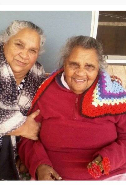 Aunty Colleen Dixon and her mother Margaret Dixon. Photo supplied.