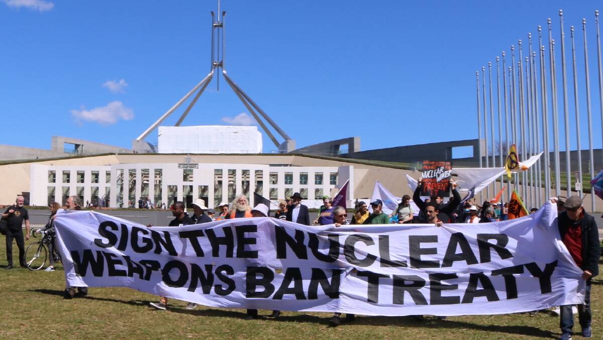 NUKE BAN TREATY: The council was joined by a speaker form ICAN - the first Australian founded organisation to win a Nobel Peace Prize. Photo: supplied.