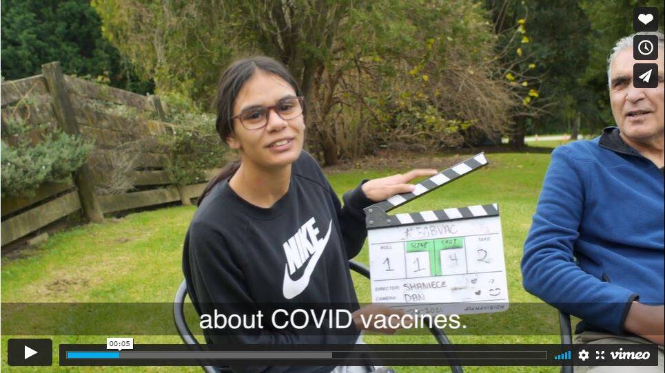 COORDINARE and Beyond Empathy have teamed up to create #fabvac, a campaign featuring videos made by young people yarning with Aboriginal elders about COVID vaccination.