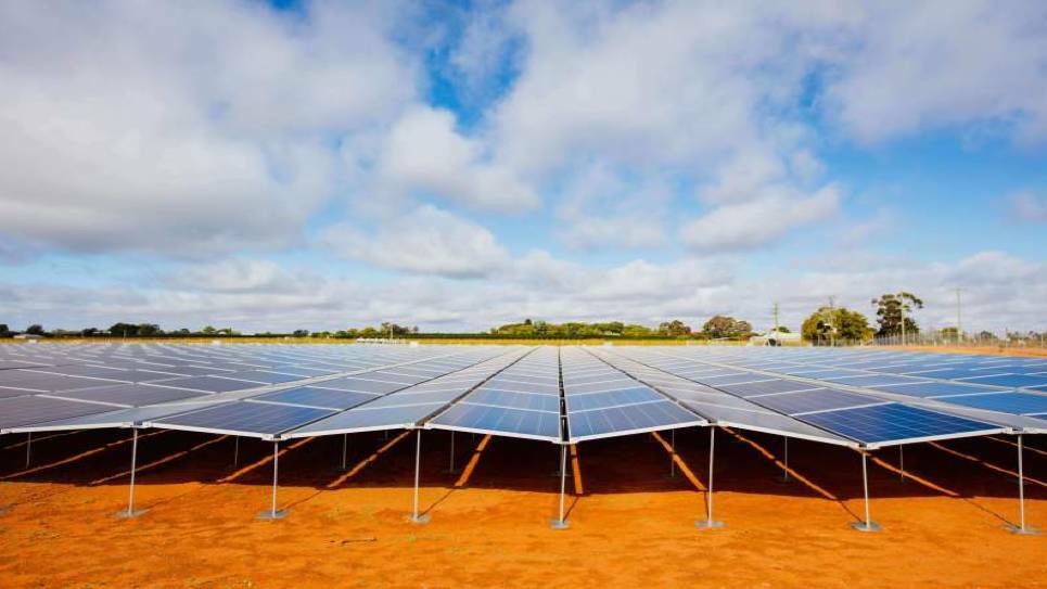 SHOALHAVEN SOLAR: The three megawatt alternating current solar farm will be able to output enough electricity to power the equivalent of 12,000 homes a year. Image: Repower Shoalhaven