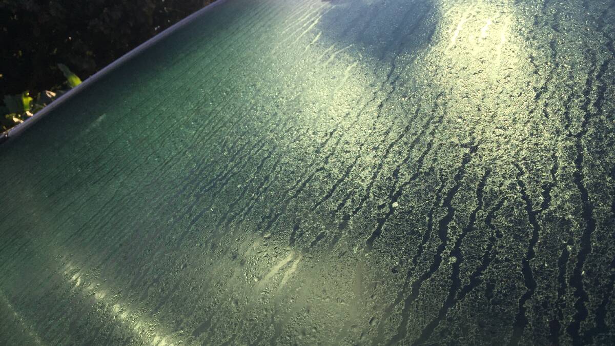 FROSTY MORNING: Many Shoalhaven residents woke to frost on their car on the morning of Thursday, June 10.