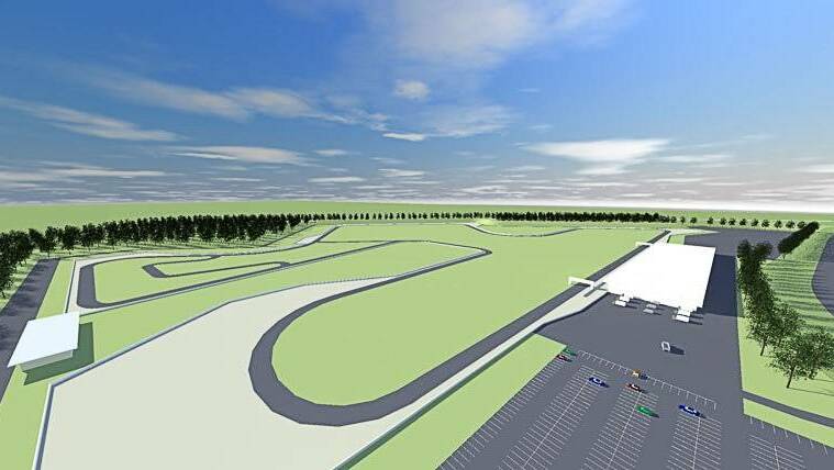 BACK ON THE CARDS: A committee has been established to guide the development of a Shoalhaven motorsports complex despite the scrapping of a motorsports DA at Yerriyong whose artist's impression is pictured above.