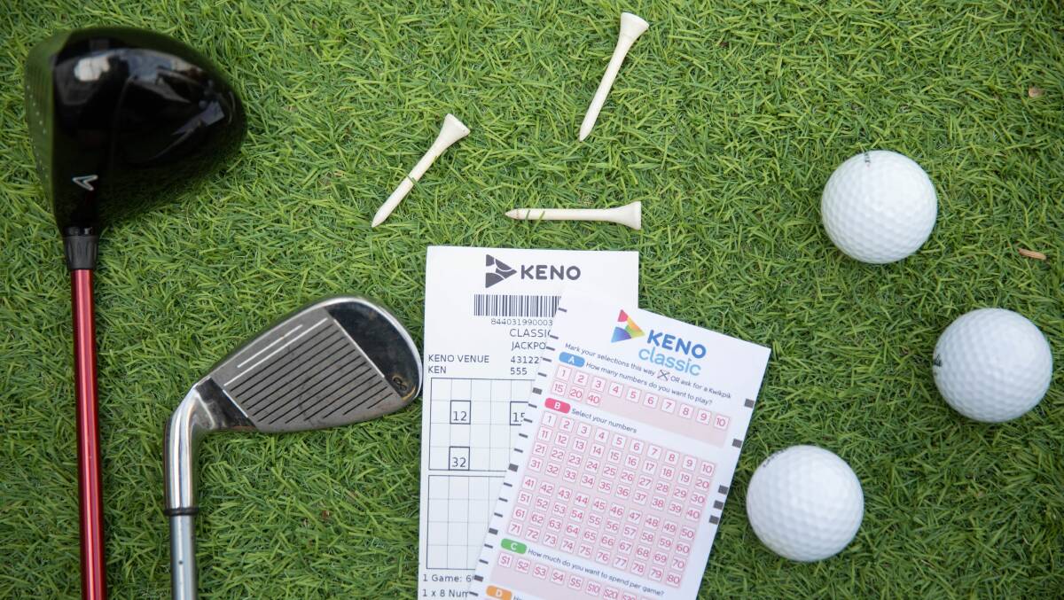 Youve got to be in it to win it!: Sanctuary Point womans last-minute decision after her worst game of golf delivers $337,000 Keno prize.