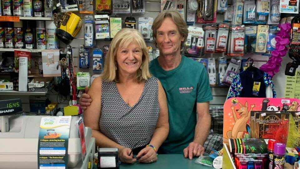 COVID EXPOSURE: Karen and Tony Hobbs are hoping to open the shop back up this weekend - when their negative test result is received and when NSW Health give them the all clear to do so.
