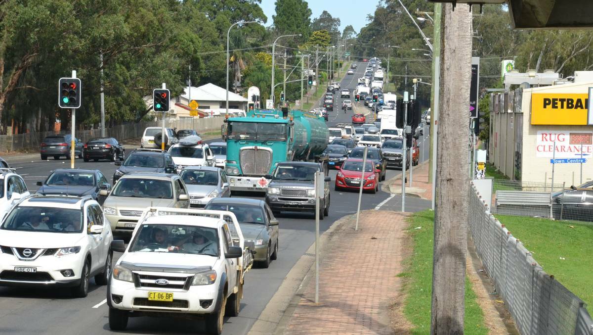 TRAFFIC STANDSTILL: Nowra is infamous for its traffic problem.