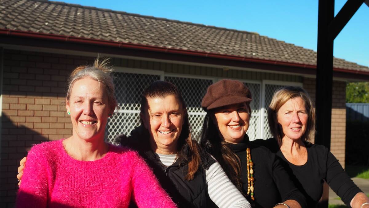 WOMEN'S REFUGE: From left: Leslie Labka with case workers Alison, Terri and Kerry from SAHSSI Shoalhaven.