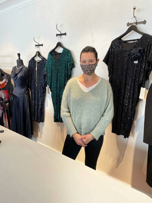 FED UP: Sarah Atkins is the owner of Bombo Clothing Co in Kiama, a small clothing business which has been around in the local area in one form or another for the past sixteen years.