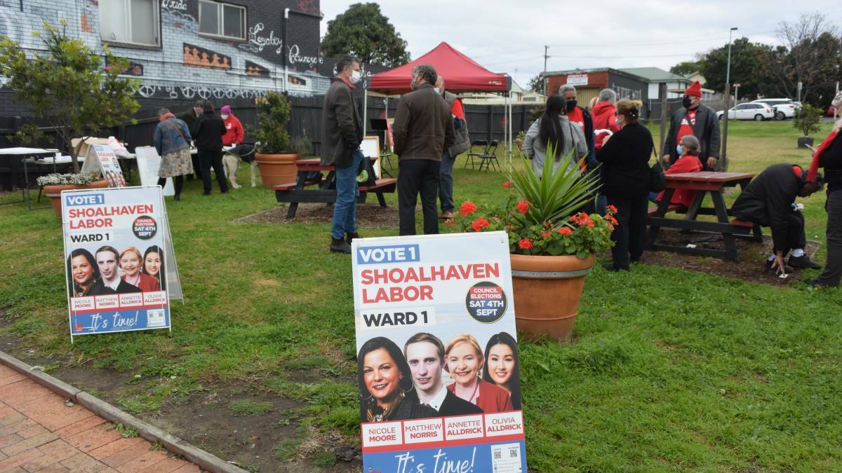 Ward one Labor candidates have spent money on flyers and posters which now have incorrect election dates.