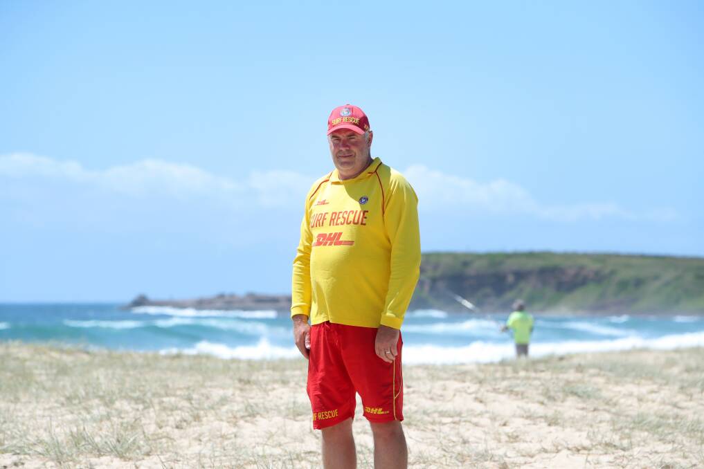 Impacts: Lifesaver Adrian Walsh said that incidents in hazardous conditions present risks not only for fishers and swimmers but for lifeguards too. Photo: Sylvia Liber