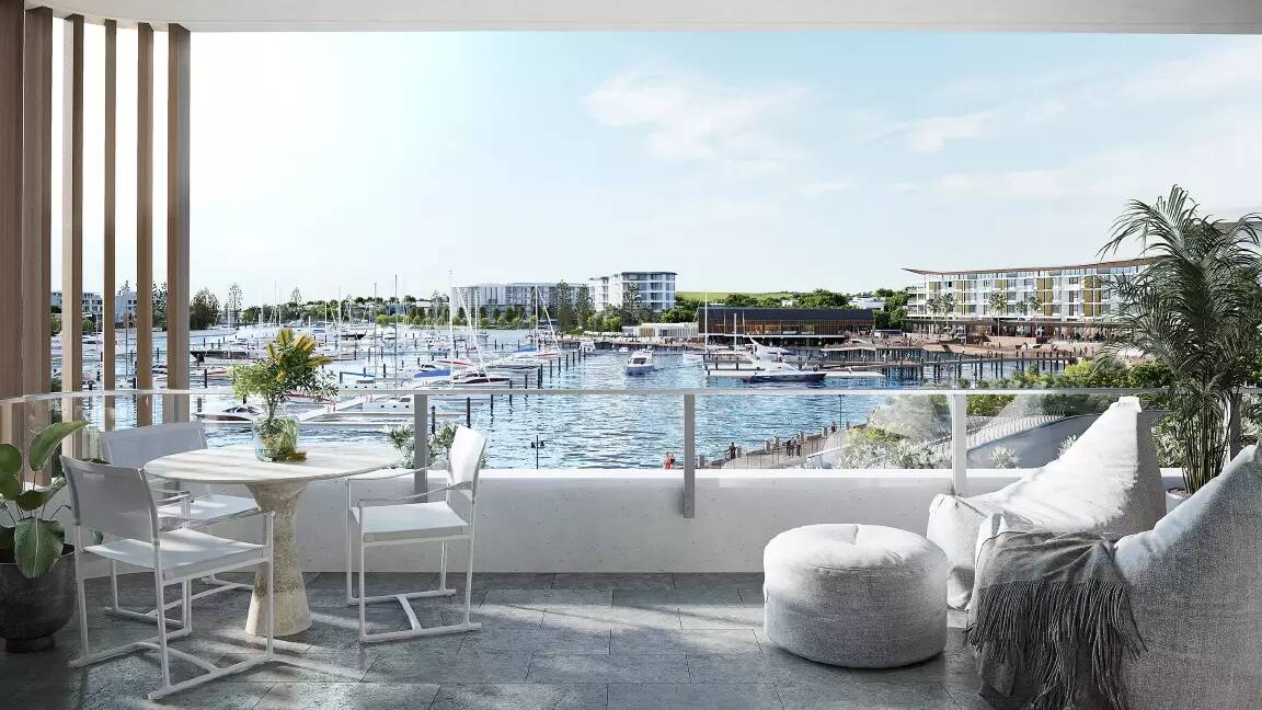 An artist's impression of the Ancora apartments once complete. Picture supplied