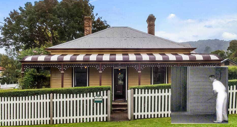 Sir Donald Bradman AC spent 12 years in Bowral, where he honed in on his cricket skills. The home is on the market. Pictures supplied by Drew Lindsay Sotheby's International Realty