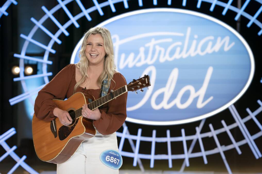 Kiama's Jess Crossman is ready to show the judges what she has got, as she auditions for Australian Idol. Picture supplied. 