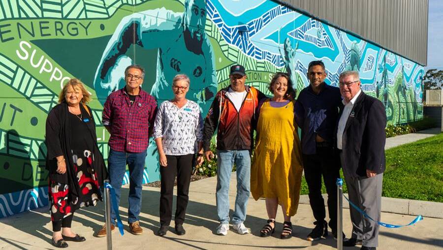 The mural was officially unveiled Tuesday, May 25, 2021 by Shoalhaven City Council and Bomaderry Community Inc.