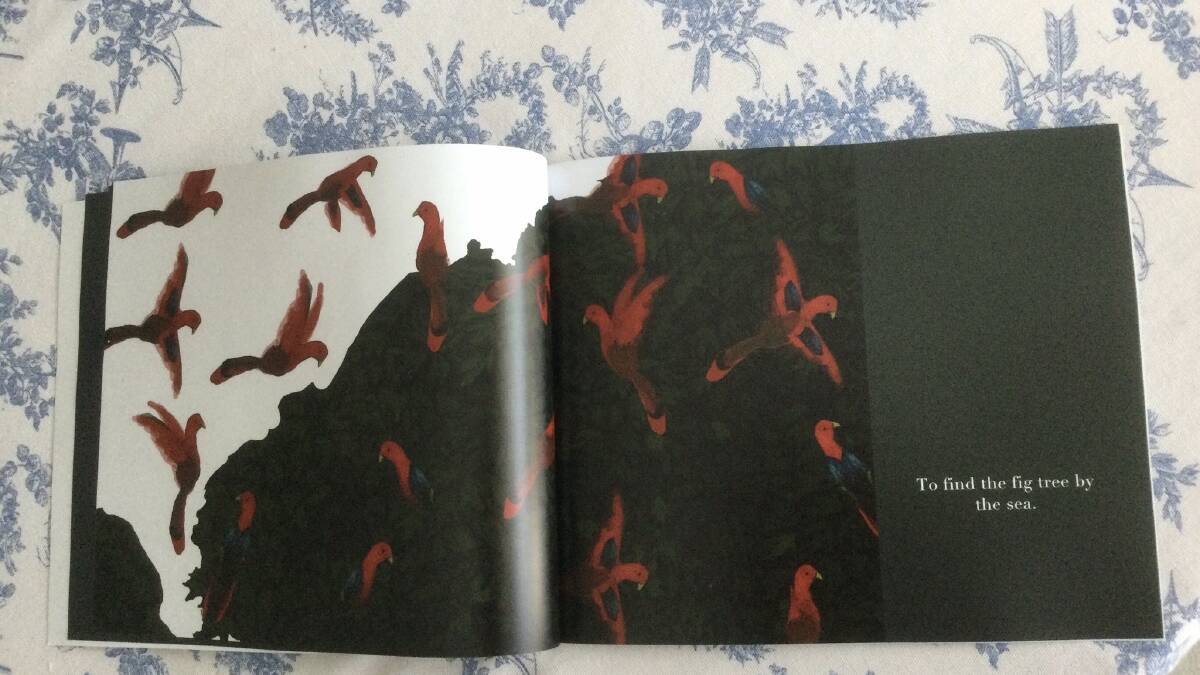 Pages of Donna Huntriss' first picture book that explores the Black Summer fires